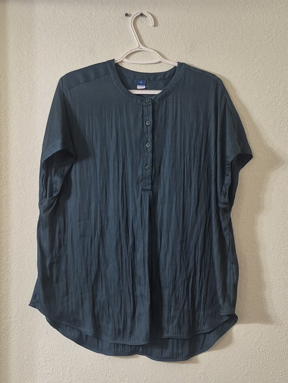 Old Navy Short Sleeve Button Henley Top